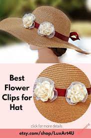 Best Flower Clips For A Hat Handmade Ivory Roses On Satin Ribbon Unique Hair Accessories Flower Clip Bride Hair Accessories