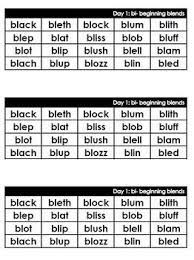 This download contains 27 decodable lists of nonsense words that can be used along with any reading or phonics series to assess student learning. Phonics Word Lists Beginning Blends Real And Nonsense Words Nonsense Words Phonics Words Multisyllabic Words