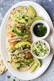 Maybe you would like to learn more about one of these? Baja Fish Tacos With Avocado Crema Cooking For My Soul