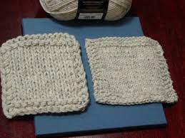 Sunny slouchy beanie on straight needles (9mm) in garter stitch. Choosing Knitting Needle Sizes And Gauges Hgtv