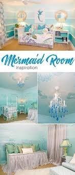 Mermaid Inspired Kids Rooms Decorate Your Little Girl S Bedroom With Her Favorite Colors And Mermaid Inspired A Mermaid Room Mermaid Room Decor Kid Room Decor