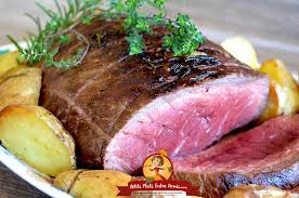 Roti De Boeuf Au Four En 2020 Boeuf Au Four Roti De Bœuf Au Four Roti De Boeuf