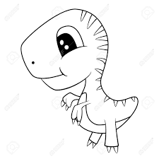 Check spelling or type a new query. Illustration Of Cute Black And White Cartoon Of Baby T Rex Dinosaur Royalty Free Cliparts Vectors And Stock Illustration Image 66795404
