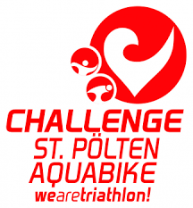 Swimming in two crystal clear lakes; Challenge Aquabike Challenge St Polten