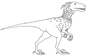 The colored squares shown underneath each. Deinonychus Coloring Page Coloring Pages Dinosaur Art