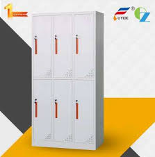 Friendly service & exclusive products! Gym Metal 6 Door Metal Clothes Dressing Cabinet Metal Locker For Staff