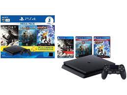 Console de video game xbox one xbox 360 playstation 4. Playstation 4 Mega Pack V18 2021 1tb 1 Controle Preto Sony Com 3 Jogos Na Memoria Voucher 3 Meses Consoles Ps4 Magazine Luiza