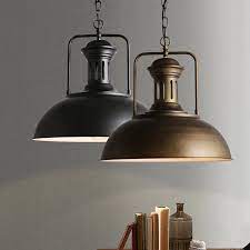 Here, your favorite looks cost less than you thought possible. Vintage Bronze Black Industrial Dome Shade 1 Light Barn Pendant Light For Restaurant Pendants