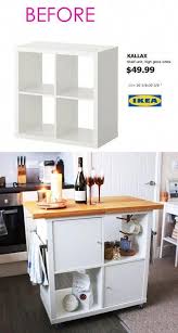 Another take, providing modern crisp lines using the malm draws ($89each). 20 Smart And Gorgeous Ikea Hacks Great Tutorials Ikea Kitchen Island Dresser Kitchen Island Ikea Hack