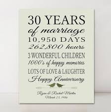 For wedding anniversary gifts and gift ideas click on the links below 30th Anniversary Gift Personalized Gift 30 Years Married Gift For Parents Days Hours Green Anniversary Birds Print Or Canvas Gift 30th Anniversary Gifts Birthday Surprise For Mom Anniversary Gifts For Parents