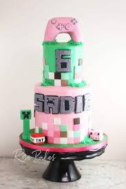 If you are looking for great ideas and inspiration then check out our birthday cake ideas for girls. A Pink Minecraft Birthday Cake For A Girl Rose Bakes