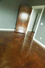 Diy Amazing Low Cost High Impact Home Update Staining And Finishing Concrete Floors Photo Step By Step Tutor Concrete Floors Flooring Finishing Basement