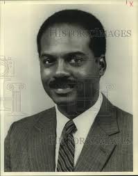 1990 Press Photo Norman Robinson, New Orleans News Anchor at WDSU-TV