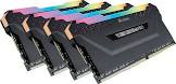 Vengeance RGB Pro 32GB (4 x 8GB) 288-Pin DDR4 DRAM DDR4 3200 (PC4 25600) Desktop Memory Model CMW32GX4M4C3200C16 Corsair