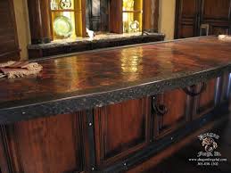 Want copper countertop ideas that will help your kitchen and bars to look more grand and timeless? Copper Top Home Bar Novocom Top