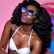 Glow On Em Heat Free Hairstyles Dark Skin Beauty Rock Your Hair