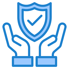 Nine different icon with slash on blue background, recreational drug use addiction just say no substance abuse. Safety Free Security Icons