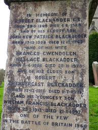 Wing Commander William Francis Blackadder DSO, OBE (1913-1997): homenaje de  Find a Grave