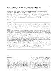 (or a little more slowly). Pdf Nature And Origin Of Squirting In Female Sexuality Fg Ef Academia Edu
