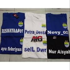 Jadwal lengkap liga 1 indonesia 2021. Kaos Custom Nama Plus Logo Persib Kaos Persib Kaos Viking Shopee Indonesia