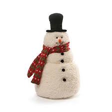 Funny snowman with blue bucket and broom in hand , sitting on a snowdrift isolated on white. Gund Brrr Snowman Holiday Plush 16 Gund Https Smile Amazon Com Dp B01aupog90 Ref Cm Sw R Pi Dp X Christmas Plush Toys Christmas Toys Christmas Collectibles