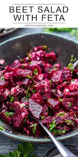 Cut into segments and place in a small bowl. Easy Beet Salad With Feta Cheese Recipe Happy Foods Tube