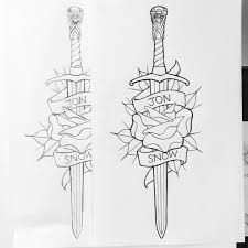 Working On Game Of Thrones Stickers Gameofthrones Got Jonsnow Stark Sword Drawing Sketching Game Of Thrones Tattoo Sword And Rose Tattoo Norse Tattoo
