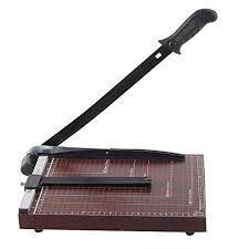 Both types will work well for you, it's up to you there are many paper trimmers and cutters to choose from, from guillotine style to sliders on tracks, it's a matter of which you prefer. Befacai A4 Guillotine Paper Cutter Productadvisor