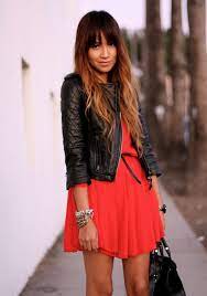 Pin By Lilac Laron On Fashion Fashion Leather Jacket Dress Style