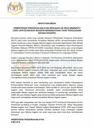 Menjadi bagian komunitas belajar bahasa inggris internasional. Guru Bahasa Inggeris Perlu Menduduki Ujian Tahap Penguasaan Pendidik2u