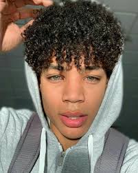 Pin By Hannah Tunacao On Corey Champbell Curly Hair Men Boys With Curly Hair Light Skin Men