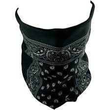 Seamless Tube Neck Warmer Bandana Gaiter Face Mask Black Accessories Motorcycle Outfit Motorcycle Camping Gear