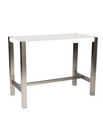 Amazon Com Moe S Home Collection 47 By 23 By 36 Inch Riva Counter Table White Dining Tabl Moe S Home Collection Dining Table In Kitchen White Dining Table