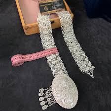 #24967454 grafik detay ve yorumları. El Isi Telkari Gumus Kemer Lrtuklu Telkari