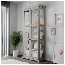 Aksesori dalaman yang membantu anda menyusun bahagian dalam almari pakaian anda di jual berasingan. Kabinet Ikea Rak Putih Dengan Pintu Dengan Kaca Dan Rak Kaca