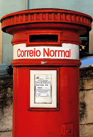 Portuguese Post Office Box Post Box Antique Mailbox Mailbox
