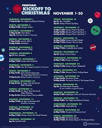 25 Days Of Christmas Freeform 2021 Schedule List The Christmas Season Freeform S 25 Days Of Christmas Facebook