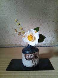 Camellia Flowers Are In Full Bloom In A Japanese Tea Ceremony Room In My House Japanese Tea Ceremony Tea Ceremony Japanese Tea
