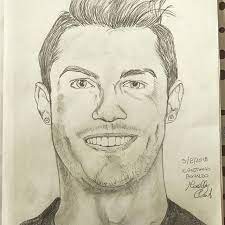 Cristianoronaldo Cr7 Drawings Sketches Male Sketch