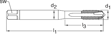 9039920041660 8 32 Spiral Point Hss E Pm Tin Guhring