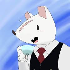 Maybe you would like to learn more about one of these? Nezu With Tea Blue River Dog Stu Digital Art Entertainment Television Anime Artpal