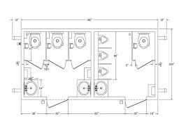 Most toilets bolt to the floor 12″ from the wall (not counting. Ada Bathroom Dimensions With Simple Sink And Toilet For Ada Public Bathroom Dimensions Bathroom Ada Ba Bathroom Dimensions Public Restroom Design Toilet Plan