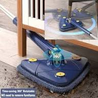 Amazon.com: Luxansa Trapeador de limpieza giratorio de 360° con mango largo  de acero inoxidable, trapeador de limpieza para apretar y empujar, mopa  seca y húmeda para limpieza de suelos para el hogar,