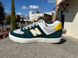 New Balance Numeric 574 Vulc Blue / Yellow 10.5