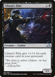 Whenever an opponent discards a card, that player loses 2 life. Edhrec Liliana Of The Veil Liliana S Triumph Deck