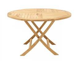 Hartman tisch 120cm rund amalfi bronze weiss aluguss art jardin metalltische landhaus mobel gartentisch. Gartentisch Klapptisch Paris In Premium Teak Rund D 120