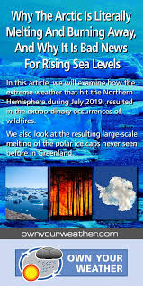 Why The Arctic Is Literally Melting And Burning Away And Why It Is Bad News For Rising Sea Levels Extreme Weather Melt Arctic