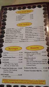 Menu Of Top Hat Barbecue In Hayden Al 35079