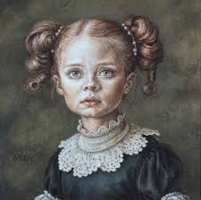 Warrior woman stained glass art