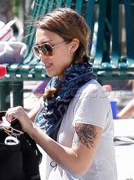 Maybe you would like to learn more about one of these? Jessica Alba Shows Off Giant Tattoo
